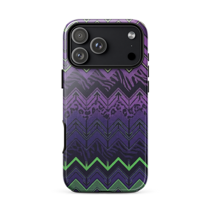 Halloween Edition Chevron Zebra & Leopard Print Tough Case for iPhone®