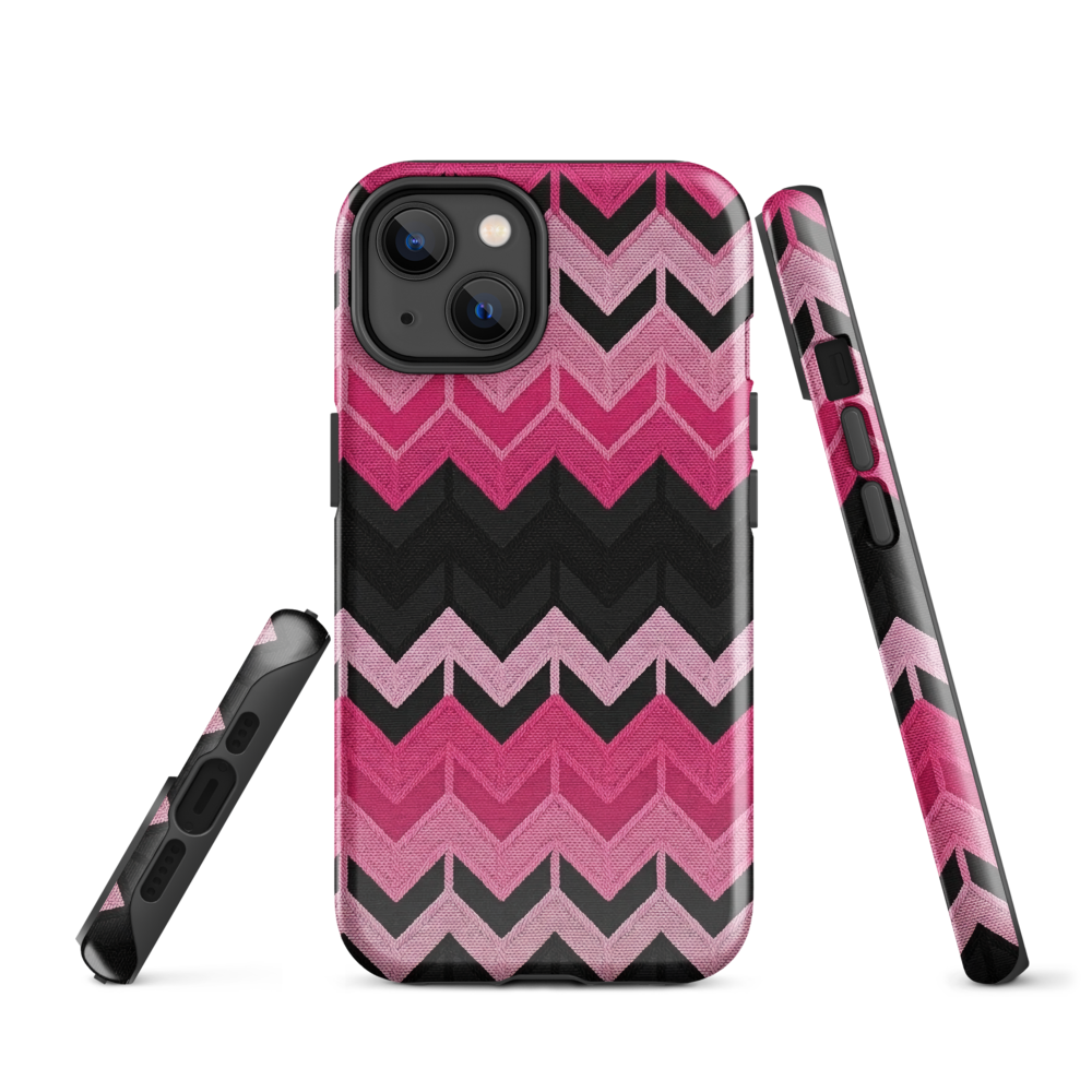 Pink Chevron Tough Case for iPhone®