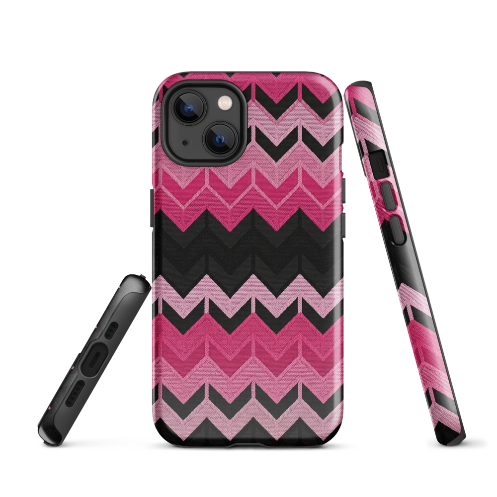 Pink Chevron Tough Case for iPhone®
