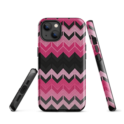 Pink Chevron Tough Case for iPhone®