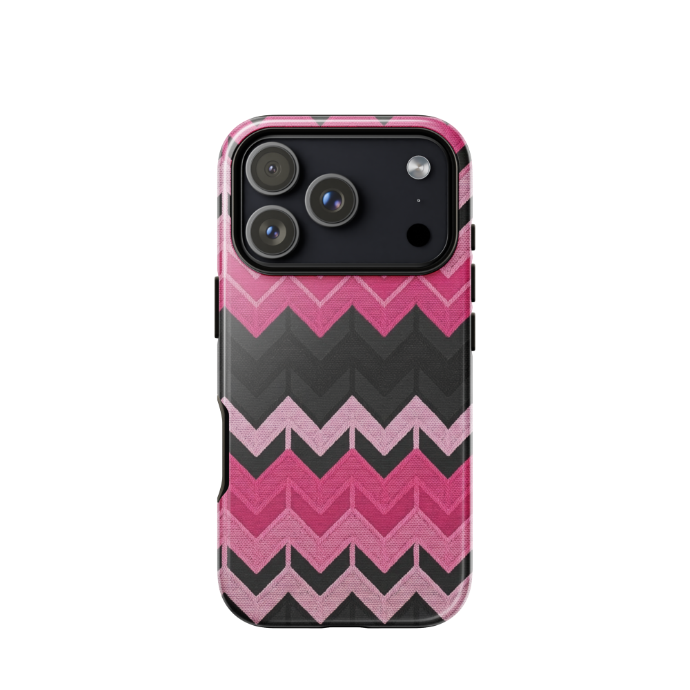 Pink Chevron Tough Case for iPhone®