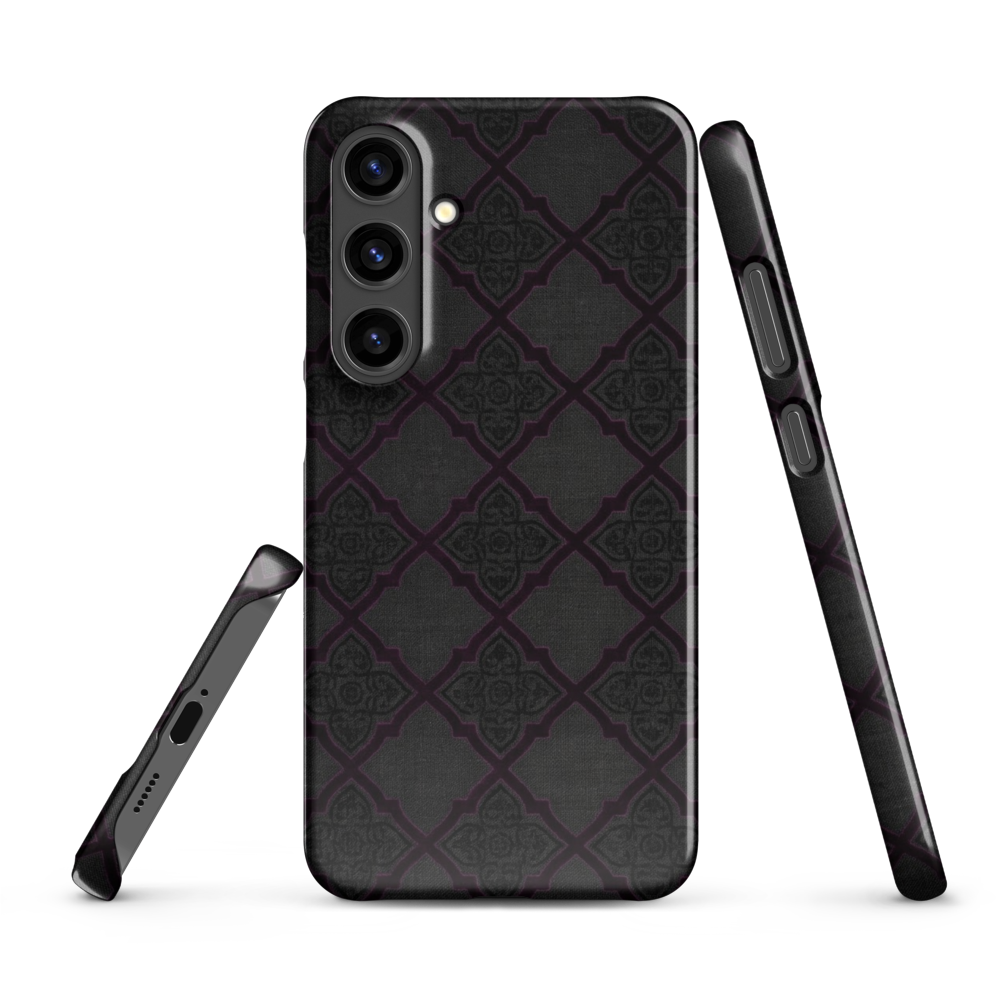 Black and Purple Whimsy Mall Goth Snap Case for Samsung