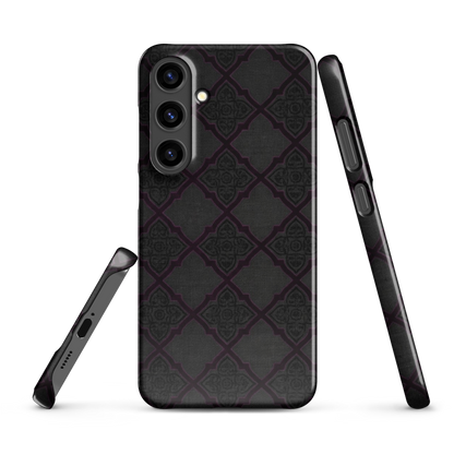 Black and Purple Whimsy Mall Goth Snap Case for Samsung