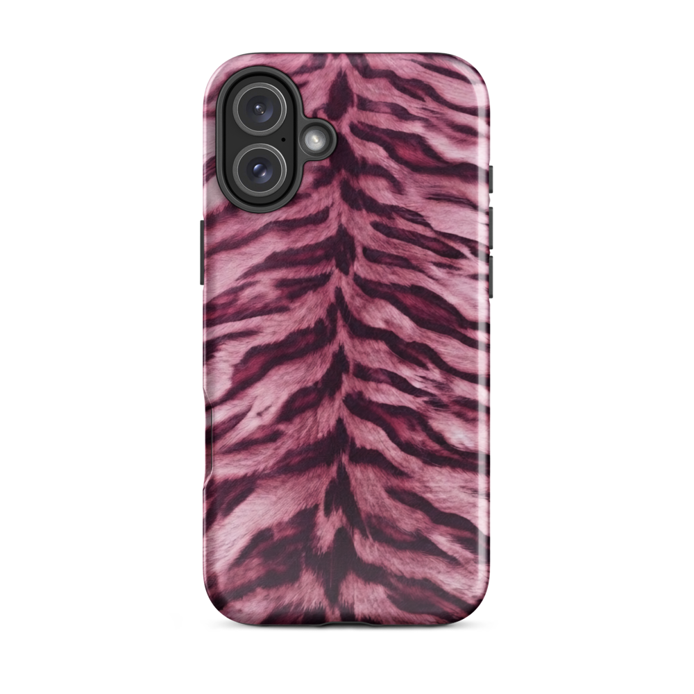 Pink Tiger Print Tough Case for iPhone®