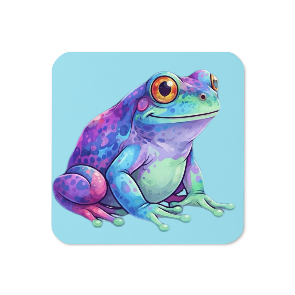 Frog Cork-Back Coaster