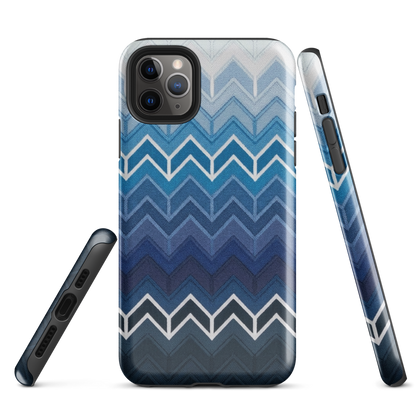 Blue Chevron Classic Tough Case for iPhone®