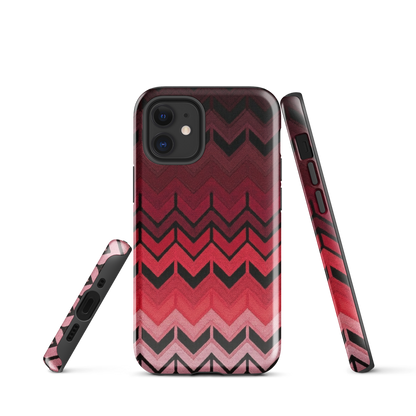 Red Chevron Tough Case for iPhone®