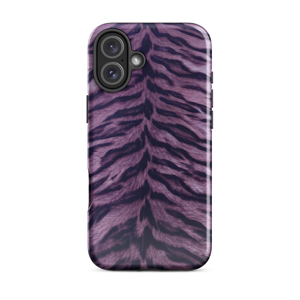 Purple Tiger Print Tough Case for iPhone®