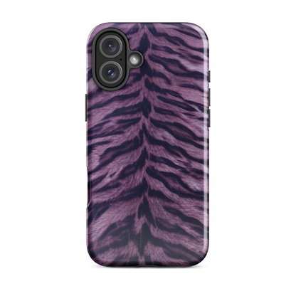 Purple Tiger Print Tough Case for iPhone®