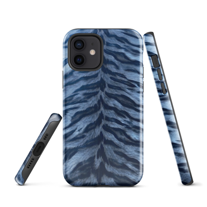 Blue Tiger Print Tough Case for iPhone®
