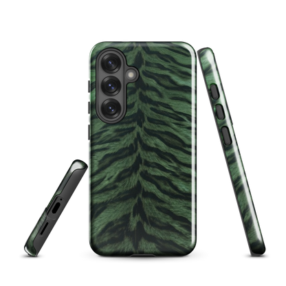 Green Tiger Print Tough Case for Samsung