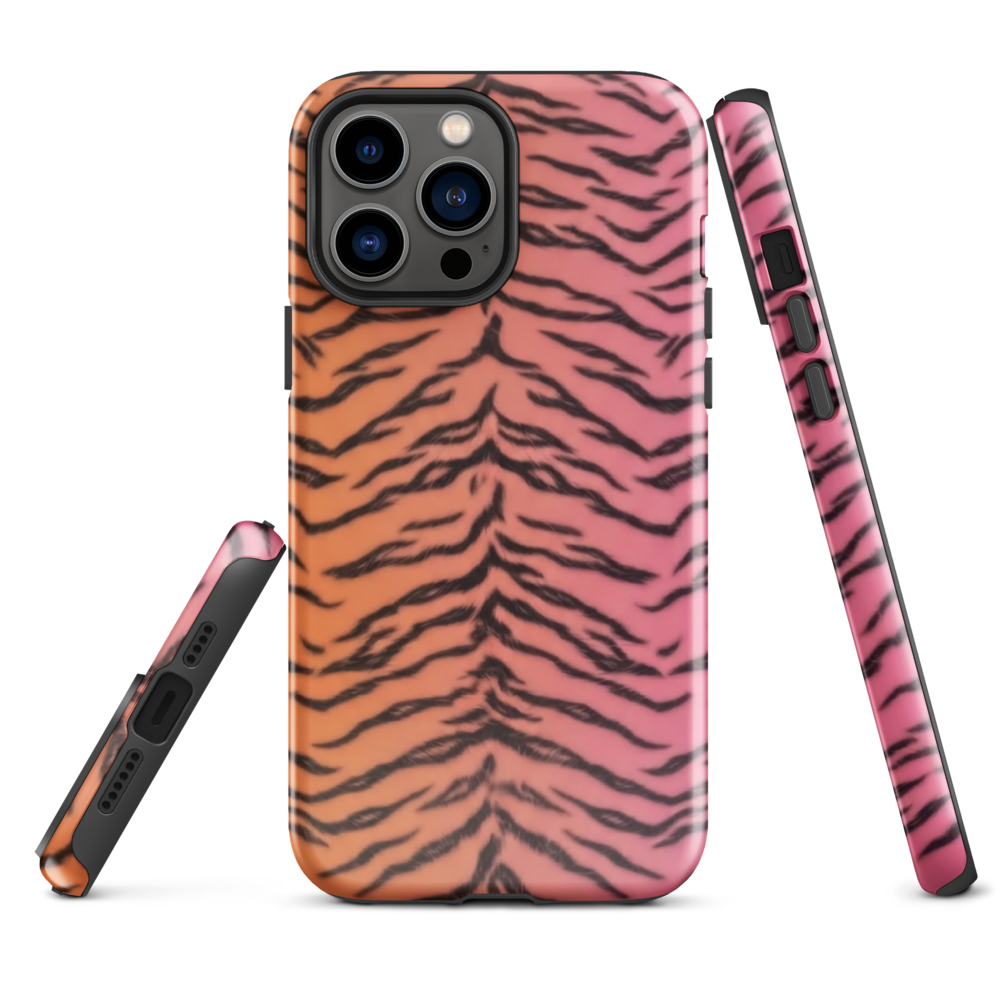 Sunset Tiger Print Tough Case for iPhone®