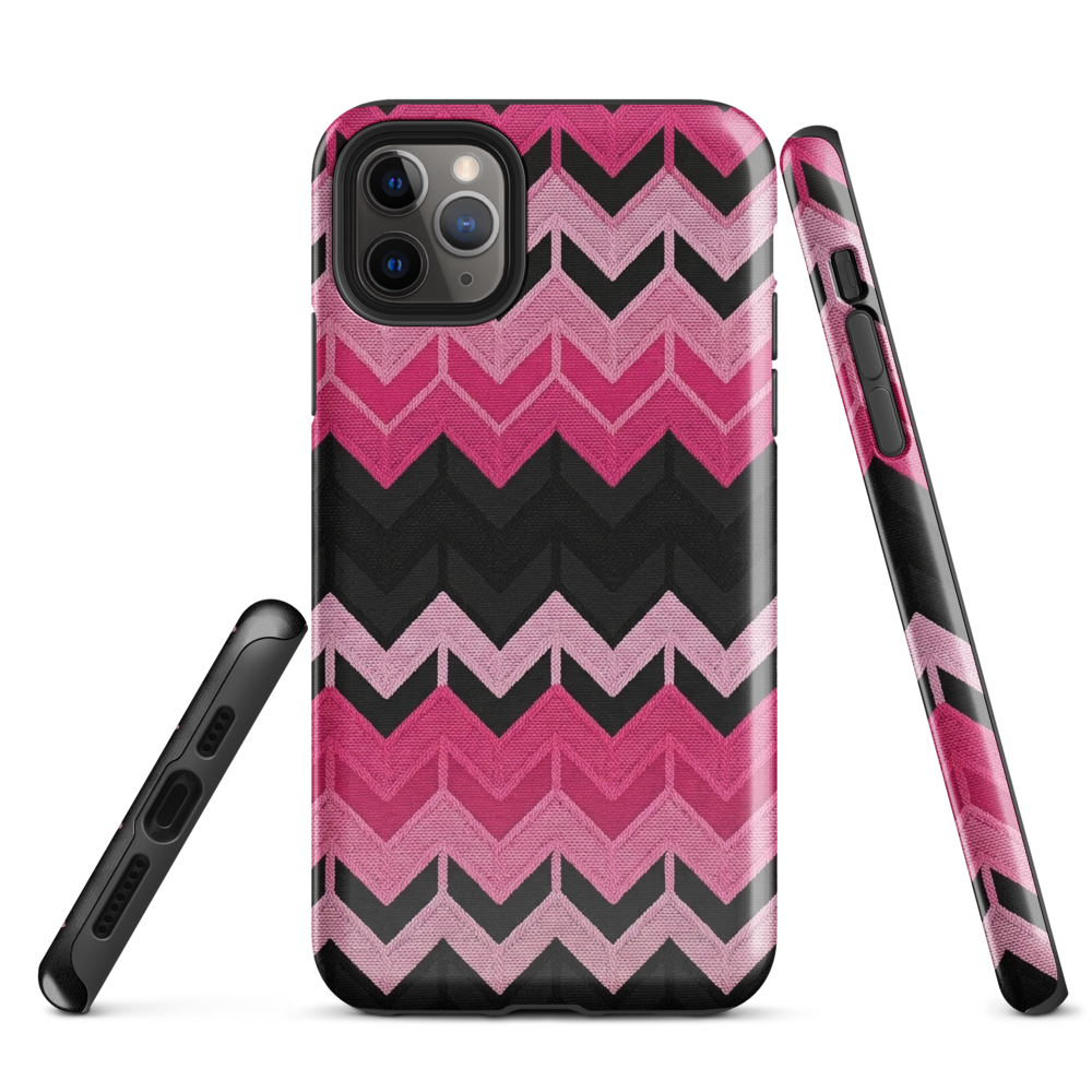 Pink Chevron Tough Case for iPhone®