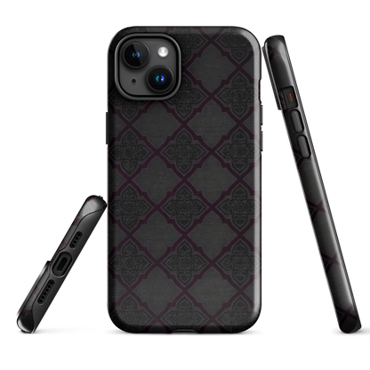Black and Purple Whimsy Mall Goth Tough Case for iPhone®