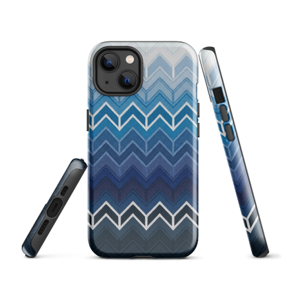 Blue Chevron Classic Tough Case for iPhone®