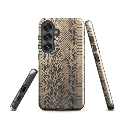 Neutral Snake Skin Tough Case for Samsung