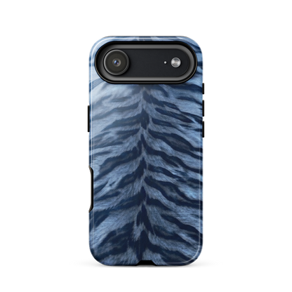 Blue Tiger Print Tough Case for iPhone®