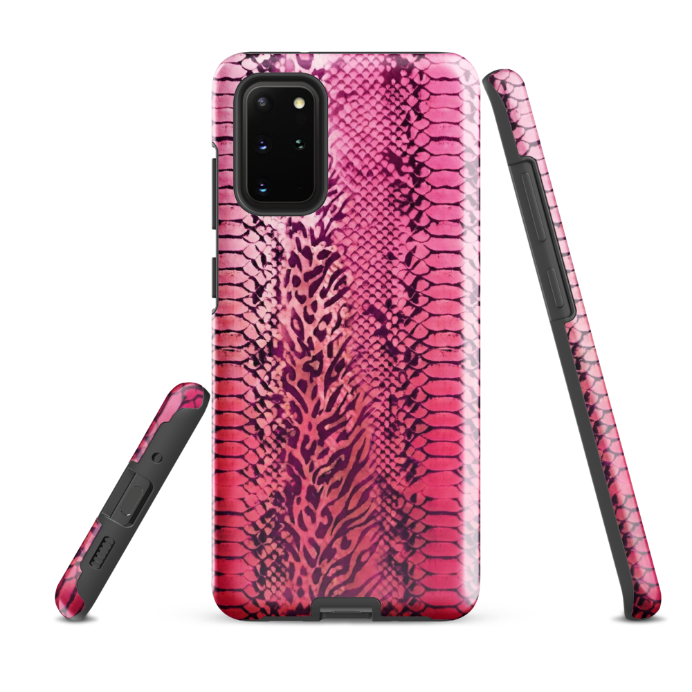 Pink Snake Skin & Leopard Print Tough Case for Samsung