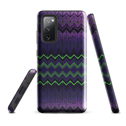 Halloween Chevron Purple & Green Edition Tough Case for Samsung