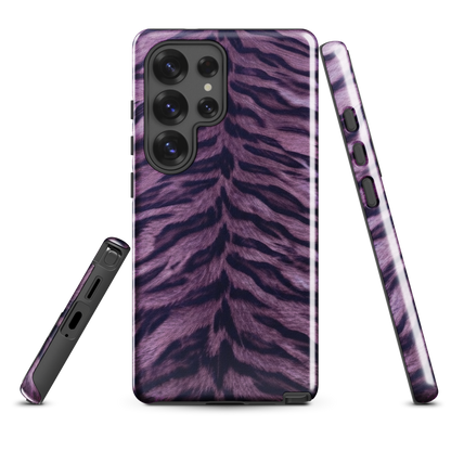 Purple Tiger Print Tough Case for Samsung
