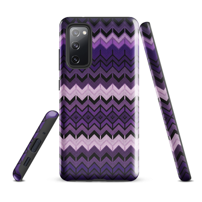 Purple Chevron Tough Case for Samsung