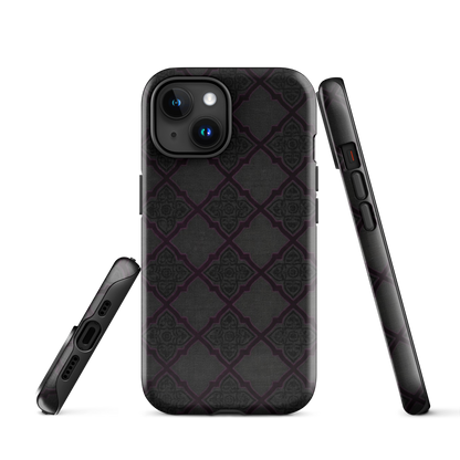 Black and Purple Whimsy Mall Goth Tough Case for iPhone®