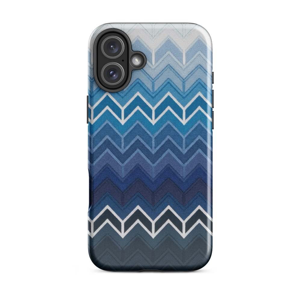 Blue Chevron Classic Tough Case for iPhone®