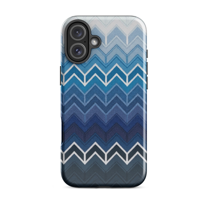 Blue Chevron Classic Tough Case for iPhone®