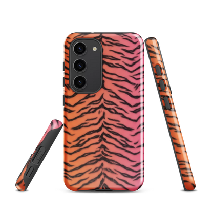 Sunset Tiger Print Tough Case for Samsung