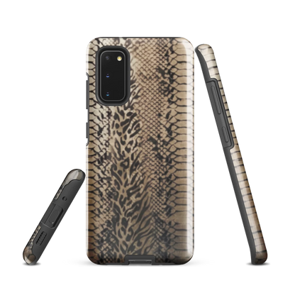 Neutral Snake Skin Tough Case for Samsung