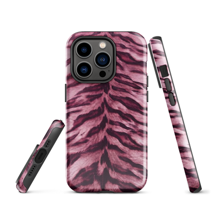 Pink Tiger Print Tough Case for iPhone®