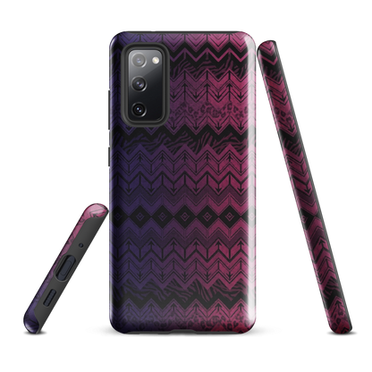Purple & Pink Chevron Classic Pattern Tough Case for Samsung
