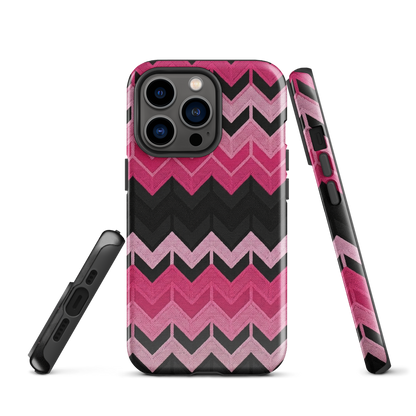 Pink Chevron Tough Case for iPhone®