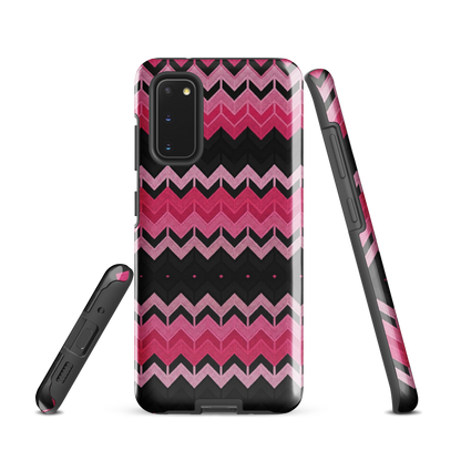 Pink Chevron Print Tough Case for Samsung