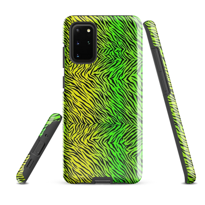 Green & Yellow  Zebra Print Tough Case for Samsung
