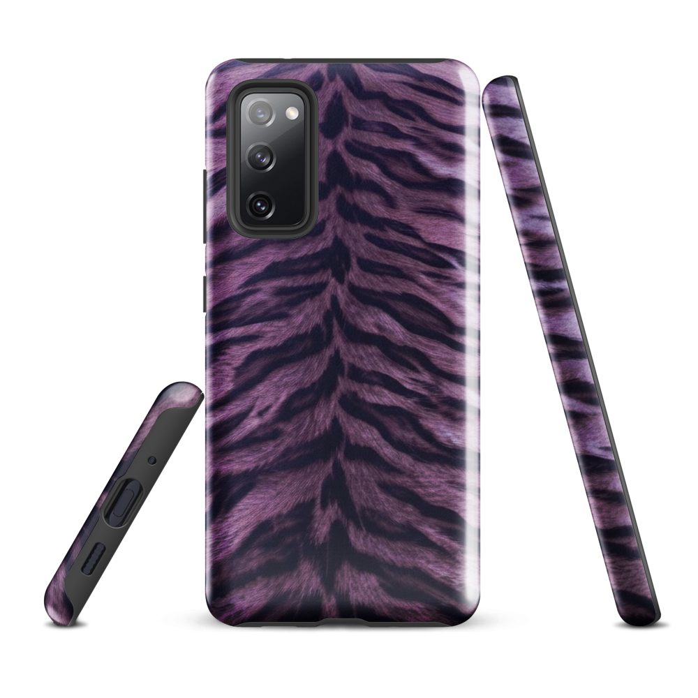 Purple Tiger Print Tough Case for Samsung