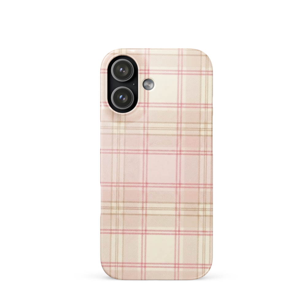 Yellow and Cream Coquette Snap Case for iPhone