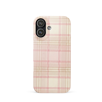 Yellow and Cream Coquette Snap Case for iPhone