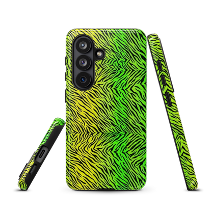 Green & Yellow  Zebra Print Tough Case for Samsung