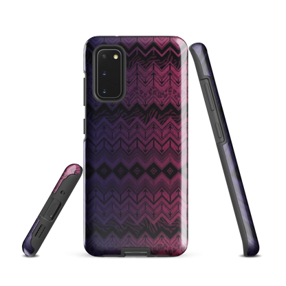 Purple & Pink Chevron Classic Pattern Tough Case for Samsung