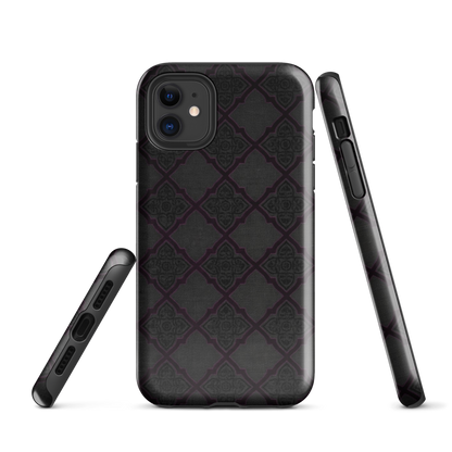 Black and Purple Whimsy Mall Goth Tough Case for iPhone®