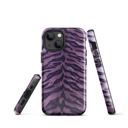 Purple Tiger Print Tough Case for iPhone®