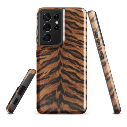 Tiger Print Tough Case for Samsung
