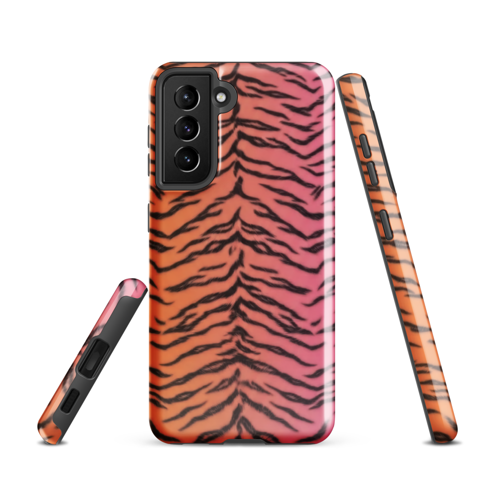 Sunset Tiger Print Tough Case for Samsung