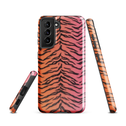 Sunset Tiger Print Tough Case for Samsung