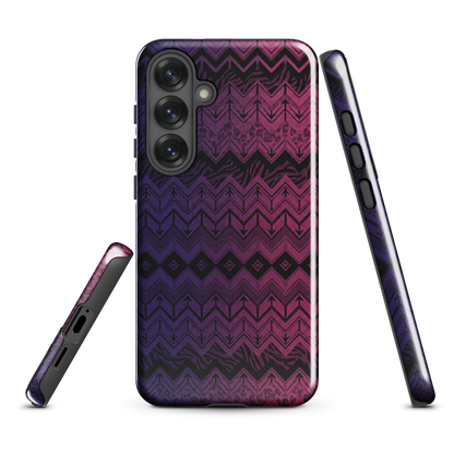 Purple & Pink Chevron Classic Pattern Tough Case for Samsung