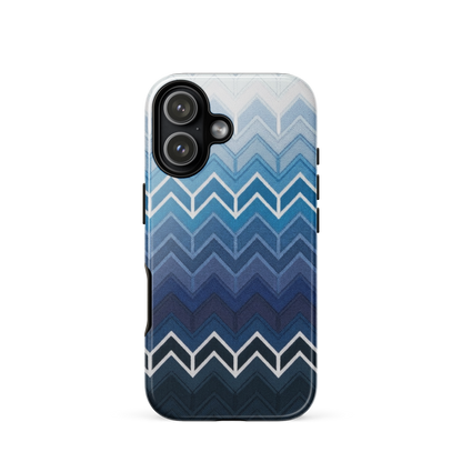 Blue Chevron Classic Tough Case for iPhone®