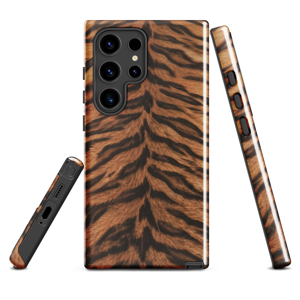 Tiger Print Tough Case for Samsung