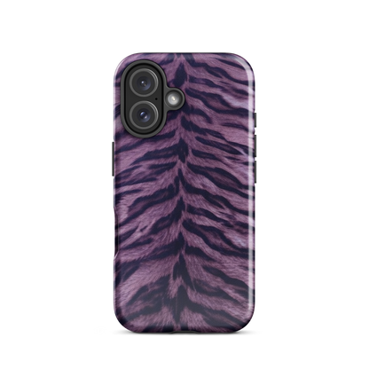 Purple Tiger Print Tough Case for iPhone®