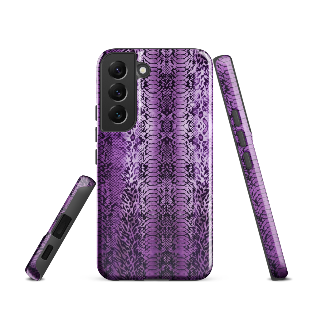 Purple Snake Skin Tough Case for Samsung